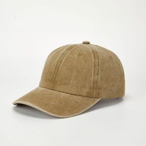 Men's Washed Tan Baseball Cap